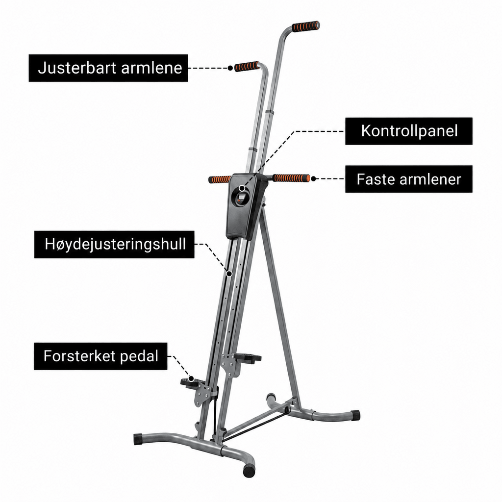 Vertikal klatremaskin – Treningsmaskin - AVABeauty.no